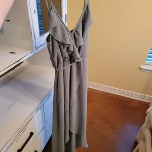 Mind Code, sage green dress, size M